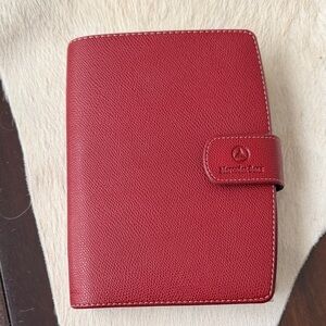 Mercedes-Benz Red Leather Organizer